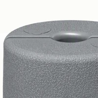 Outsunny Lot de 4 Pieds de tonnelle pop-up remplis d'eau ou de sable pieds de sol pour pavillon en HDPE avec vis de sécurité(m-11)
