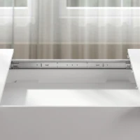 HOMCOM Extendable Oval Dining Table for 4-6, Modern Expandable Kitchen Table, Round Edges, White(m-12)