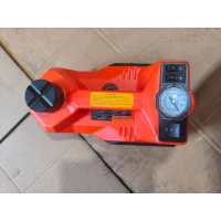 HOMCOM Kit Martinetto Elettrico Auto 5T con Chiave a Impulsi, Idraulico 143-450 mm, Arancione(m-3)