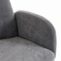 HOMCOM 132cm 2 Seater Sofa, Velvet Comfy Small Sofa Couch with Wide Seat, Thick Padding, Tapered Metal Legs, Light Grey(m-12)