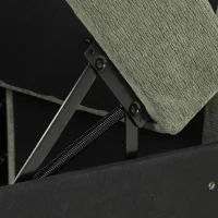 HOMCOM 3 Seater Sofa with Lift-Up Storage, 228cm Comfy Velvet Couch with Wide Deep Seat, Dark Green(m-11)
