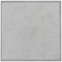 AIYAPLAY Alfombra Infantil, 127x127 cm, Colchoneta de Espuma 3 cm, Franela Suave, Antideslizante, Resistente al Agua, Gris Claro(m-11)