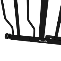 Wide Dog Safety Gate, with Door Pressure, for Doorways, Hallways, Staircases - Black(m-11)
