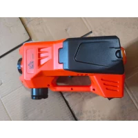 HOMCOM Kit Martinetto Elettrico Auto 5T con Chiave a Impulsi, Idraulico 143-450 mm, Arancione(m-11)