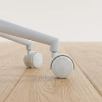 HOMCOM Bureaustoel van Sherpa-fleece, draaistoel met 360° draaifunctie, kantelfunctie, in hoogte verstelbaar, met PU-wielen, crèmewit(m-10)