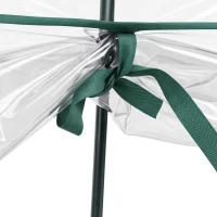 Outsunny 46 x 215cm Nine-Shelf Greenhouse(m-12)