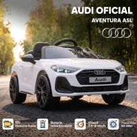 AIYAPLAY Mașină Electrică pentru Copii 12V Audi A5L cu Telecomandă, Baterie cu Litiu, 2 Motoare, Telecomandă, Roz(m-4)