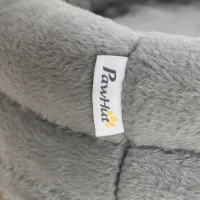 PawHut Kattenkrabton 75 cm hoog, Ø 35 cm, 4 niveaus, met 3 schuilplaatsen, afneembaar wasbaar pluche bed en sisal kraboppervlak(m-13)