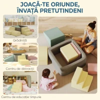 AIYAPLAY Set 7 Construcții Moi pentru Copii 3-6 ani(m-9)