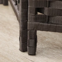 HOMCOM Biombo Separador de Ambientes de 6 Paneles Biombo Plegable 240x170 cm para Salón Dormitorio Oficina Marrón(m-9)
