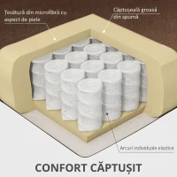 HOMCOM Fotoliu Relax cu Funcție de Ridicare, Reclinabil, cu Masaj și Încălzire din Catifea, Maro(m-7)