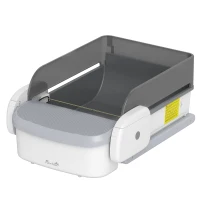 PawHut Lettiera Gatto Autopulente Controllo App WIFI, Design Aperto, Contenitore Rifiuti 10L, Gatti 1.5-8 kg(m-1)
