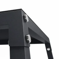 SPORTNOW Plyo Box Set van 3 30,5/45,8/61 cm, stapelbare stalen sprongboxen tot 200 kg(m-10)