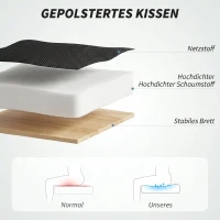 HOMCOM Scaun Ergonomic de Birou cu Înălțime Reglabilă, Brațe Rabatabile și Tetieră, 62x61x112-120 cm, Negru(m-7)