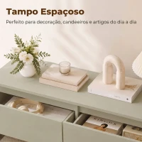 HOMCOM Cómoda com 6 Gavetas, Design Moderno de Coluna Dupla, para Quarto e Sala, 100 x 35 x 69 cm, Castanho Claro(m-6)