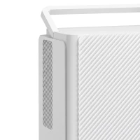 HOMCOM 400mL/Day Small Dehumidifier, RGB Mood Lights, 24H Timer, LED Display, Dehumidifier for Home Damp, White(m-10)