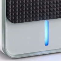 HOMCOM 400mL/Day Small Dehumidifier, RGB Mood Lights, Timer, LED Display, Dehumidifier for Home, Bedroom(m-13)