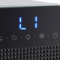 HOMCOM 400mL/Day Small Dehumidifier, RGB Mood Lights, Timer, LED Display, Dehumidifier for Home, Bedroom(m-11)