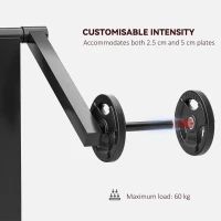 SPORTNOW Adjustable Preacher Curl Bench, Multi-Functional Weight Bench with Handlebar and Elbow Cushion for Home and Outdoor Gym(m-7)