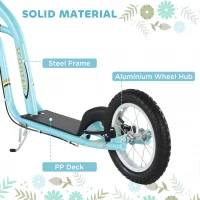 HOMCOM Teen Kids Stunt Scooter w(m-6)