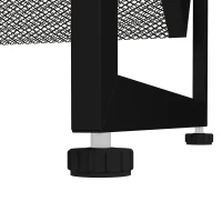HOMCOM Schoenenrek met 4 planken, 72 x 30 x 82,7 cm, zwart(m-10)