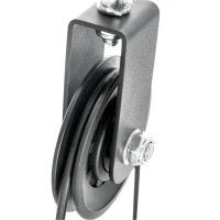 SPORTNOW Sistema de Polia de Ginásio para Casa Sistema de Cabo de Peso para Tração Curl de Bíceps Tríceps Treino de Braço Ombros e Costas Preto(m-8)