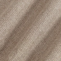 HOMCOM Swivel Accent Chair, Upholstered Linen-Look Armchair with Curved Backrest, Wrapped Armrests for Living Room, Light Brown(m-10)
