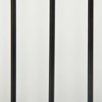 PawHut Foldable Pet Gate, with Three Panels & Two Support Feet - White(m-9)