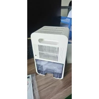 HOMCOM 400mL/Day Small Dehumidifier, RGB Mood Lights, Timer, LED Display, Dehumidifier for Home, Bedroom(m-14)