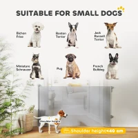 PawHut Retractable Stair Gate Extends Up to 140 cm Wide, Dog Gate for Doorways, Stairways, Hallways, Grey(m-9)