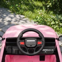 AIYAPLAY Range Rover Velar Licensed 12V Electric Car for Kids with Remote, 4-Wheel Suspension, Slow Start for 2-4 Years, Pink(m-8)