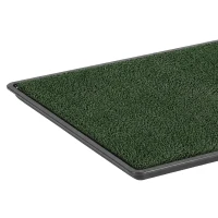 PawHut Dog Toilet Tray, Dog Grass Pee Pad with Artificial Grass Mat, Drainage System for Puppy Training 88x56.5cm(m-13)