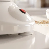 HOMCOM Candy Floss Maker, Quick Making Electric Cotton Floss Machine with 10 Bamboo Sticks, White(m-11)