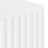 HOMCOM Set van 2 wandgemonteerde nachtkastjes met 2 laden, 40 x 35 x 17 cm, wit(m-10)