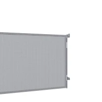 PawHut Retractable Dog Gate, Extends to 300 cm Wide & 104 cm Tall, Mesh Pet Gate Single Hand Operation, for Stairs Doorways(m-11)