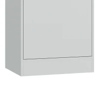 AOSOM Coluna de Casa de Banho 6 Níveis, Móvel de Arrumação Estreito, 2 Portas e 4 Prateleiras Ajustáveis, 40x35x180cm, Verde(m-7)