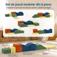 AIYAPLAY Set de 6 Jucării de Construcție Macabre pentru Copii, Hârtie Pergament(m-4)