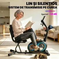 SPORTNOW bicicletă orizontală recumbentă pentru uz casnic(m-6)