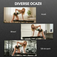 HOMCOM 2x15KG Gantere Hexagonale din Cauciuc Greutăți Portabile pentru Acasă(m-6)