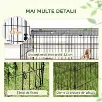 PawHut Cusca pentru Animale Mici, 185x75x50cm Verde(m-7)