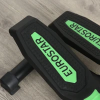 HOMCOM stepper met handgrepen trainingsriemen sidestepper hometrainer LCD-display staal(m-6)