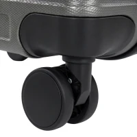 HOMCOM Kofferset, in elkaar opbergbare reiskoffers met TSA-slot en 360°-wielen, 20/24/28 inch, donkergrijs(m-13)