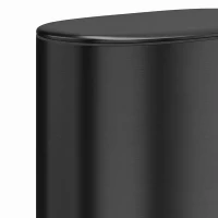 HOMCOM 40 L keuken-pedaalemmer met soft-close, open-blijfstand, uitneembare binnenemmer en RVS behuizing, zwart(m-10)