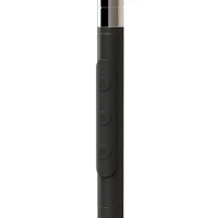 HOMCOM 42W LED vloerlamp dimbaar, 3 kleurtemperaturen, uplighter met verstelbare ringkop, zwart(m-10)