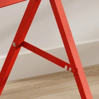 HOMCOM Inklapbare heavy-duty zaagbok met verstelbare hoogte en breedte, A-frame met vergrendelingsgesp(m-12)