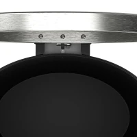 HOMCOM Pedaalemmer met soft-close deksel en uitneembare binnenemmer, 30L, zilver(m-13)