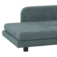 PawHut XL hondensofa, verhoogd hondenbed met rugleuning en afneembaar kussen voor grote honden tot 35 kg(m-10)