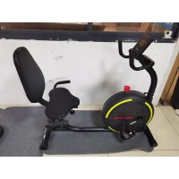 SPORTNOW Recumbent Exercise Bike for Home, Indoor Stationary Bike for Seniors with App Connectivity, 0-100% Magnetic Resistance(m-15)