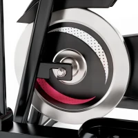 SPORTNOW 2 in 1 Elliptical Cross Trainer for Home with Adjustable Resistance & Seat, Bluetooth App, LCD Monitor, Wheels(m-13)