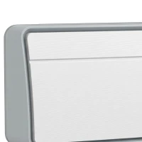 HOMCOM Chauffage Mural en Céramique Intelligent 2000 W, Wi-Fi, Compatible Alexa et Google Home, Oscillation, Blanc(m-12)